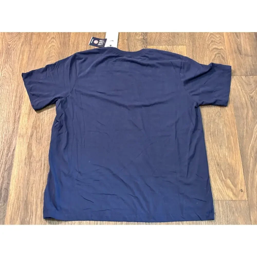 Nike Dri-Fit USA Wrestling Olympic Team Trials Navy Blue Shirt Men's XL New NWT